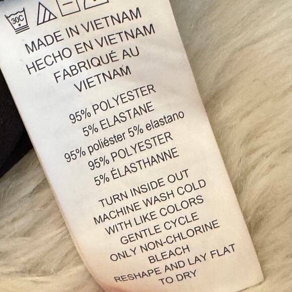 Michael Kors Black Grommet Short Sleeve Lace Up Top Medium - Picture 4 of 9